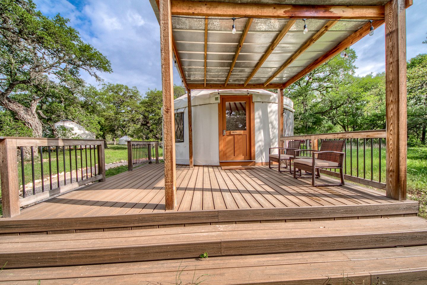 Romantic Glamping Yurt near Canyon Lake, Perfect for an Escape from San Antonio, Texas
