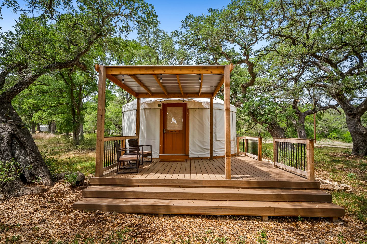 Romantic Glamping Yurt near Canyon Lake, Perfect for an Escape from San Antonio, Texas