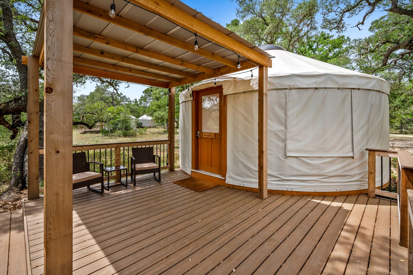 Romantic Glamping Yurt near Canyon Lake, Perfect for an Escape from San Antonio, Texas