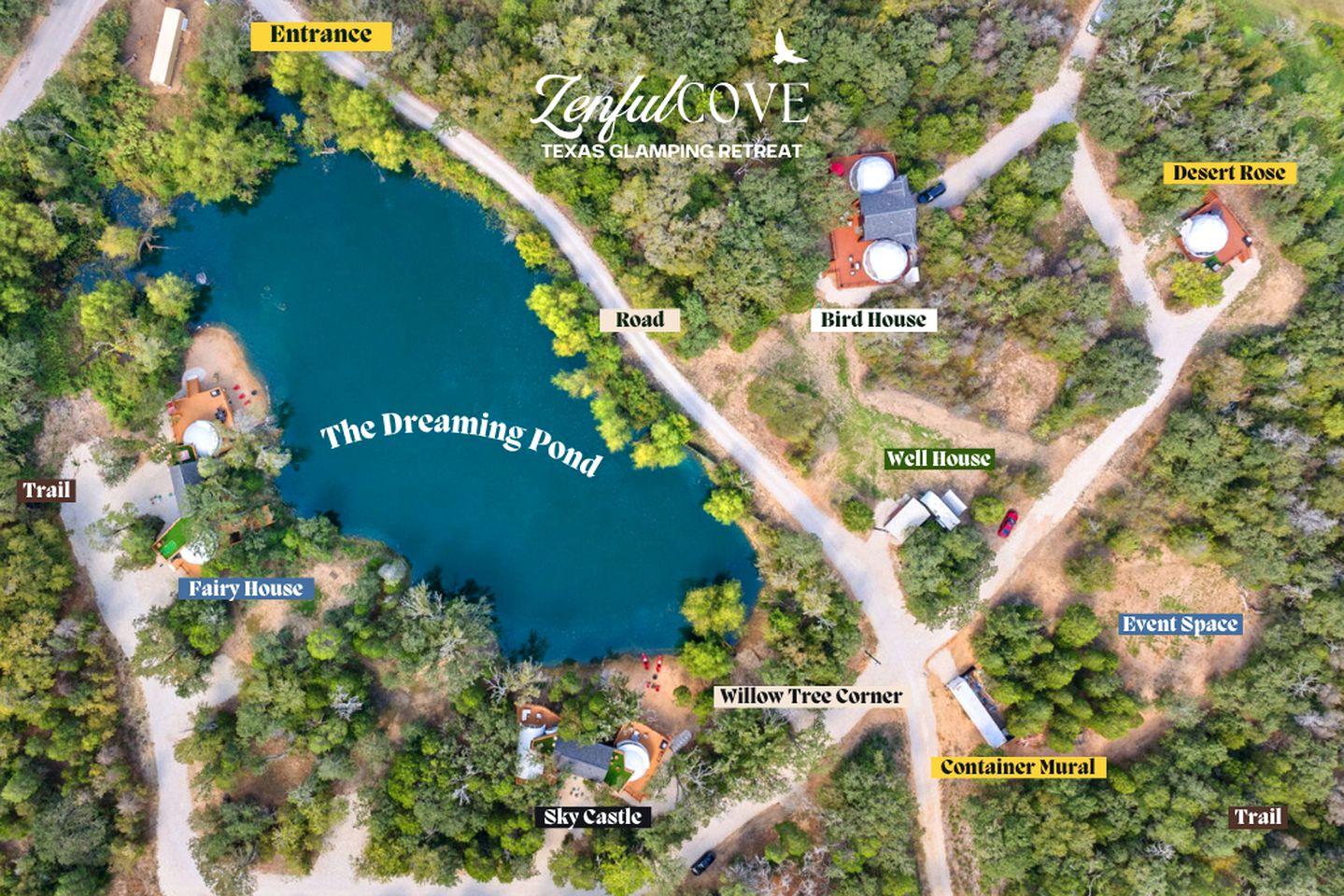 Outstanding Luxurious Dome with Mini Golf, Outdoor Bath, Sauna and Lake Views in Elgin, Texas