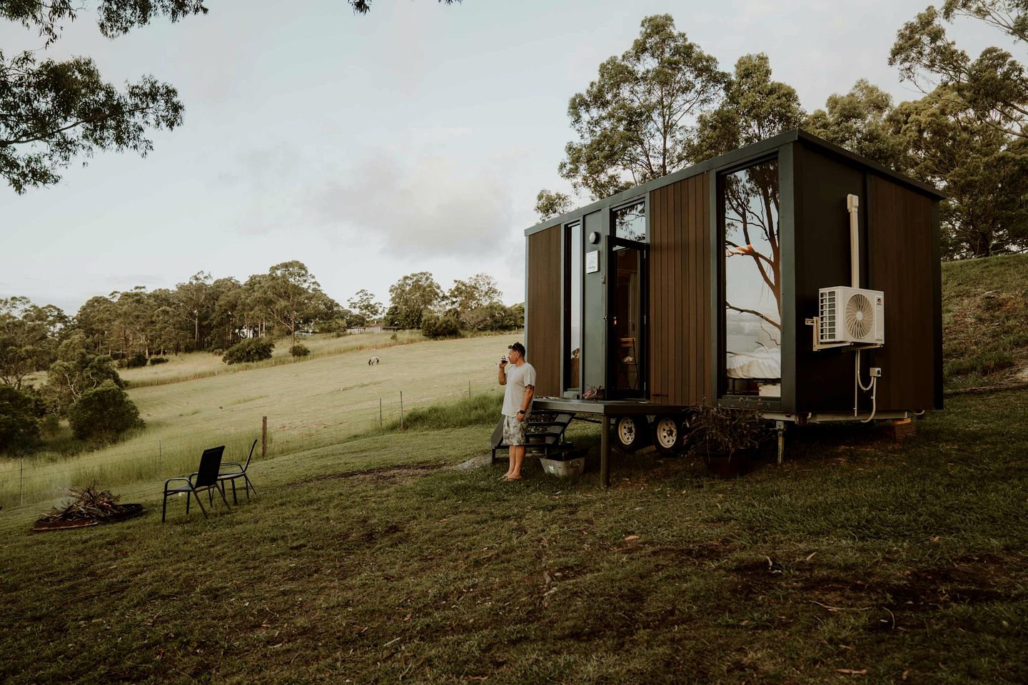 Outstanding Tiny House with Fire Pit in Possum Brush, New South Wales