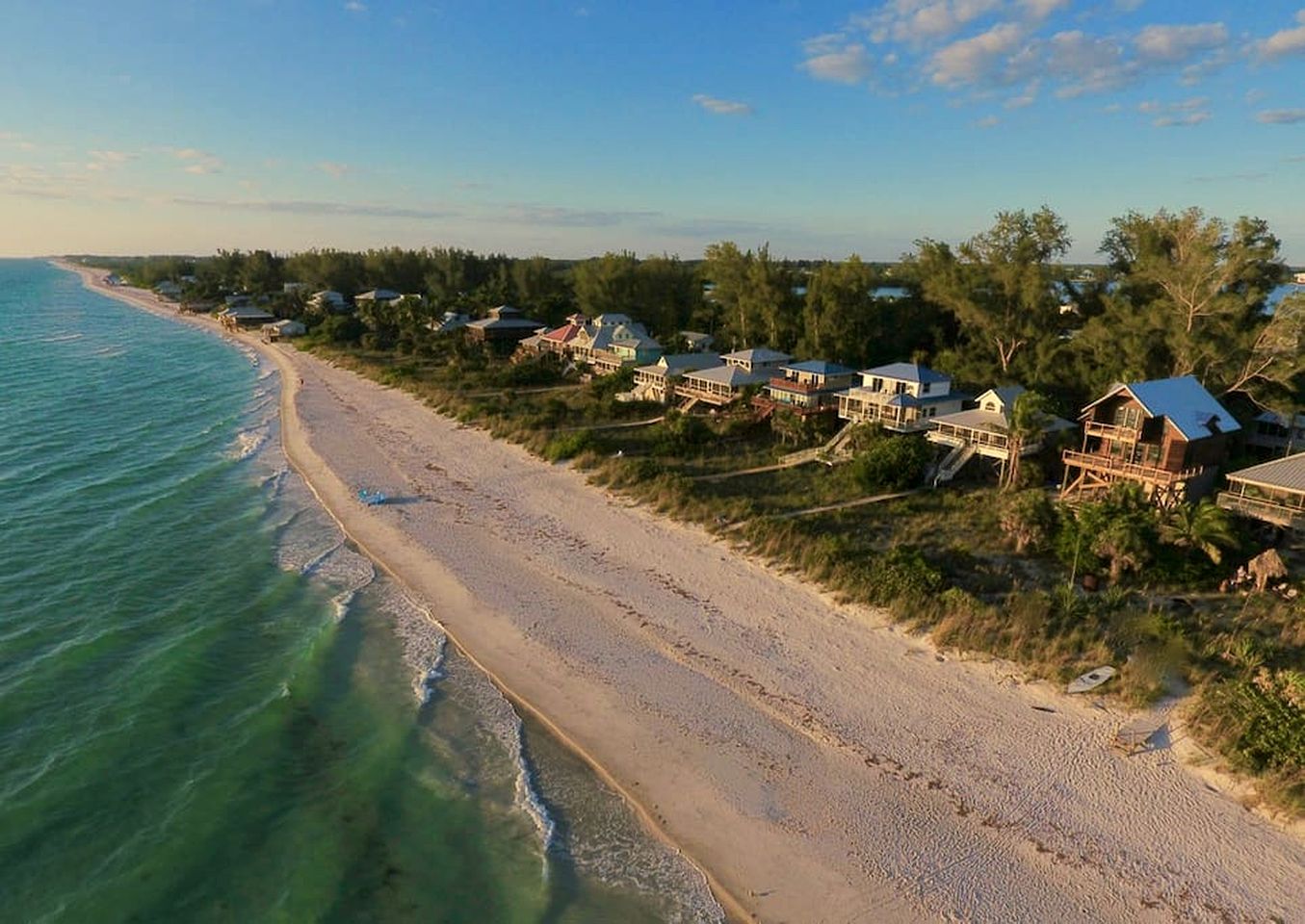 Secluded Beachfront Vacation Home with Private Boardwalk on Little Gasparilla Island near Boca Grande, Florida