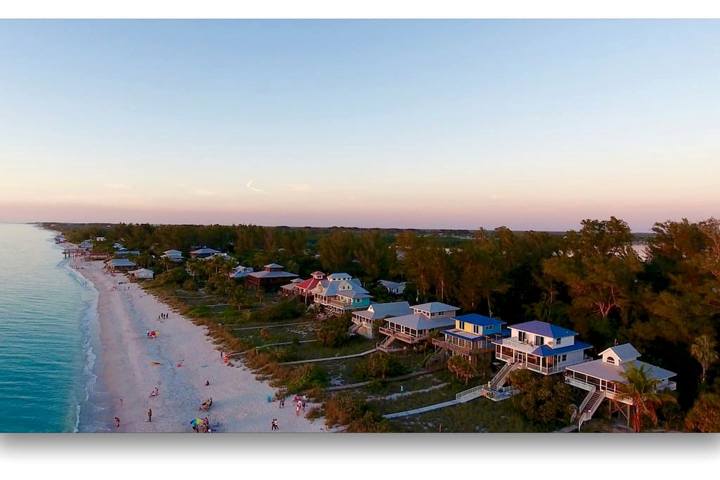Secluded Beachfront Vacation Home with Private Boardwalk on Little Gasparilla Island near Boca Grande, Florida