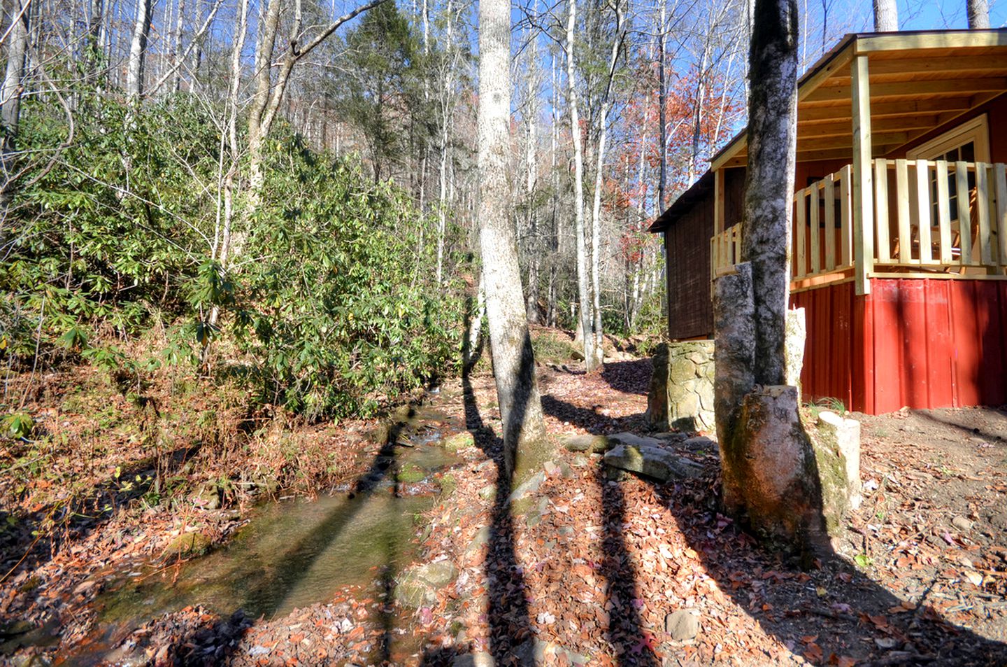 Log Cabin Getaway in the Mountains for Two near Maggie Valley, North Carolina