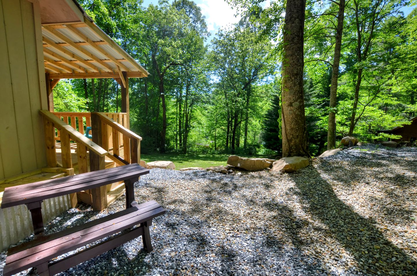 Tiny House for Two with Outdoor Tub near Great Smoky Mountains in Cherokee, North Carolina