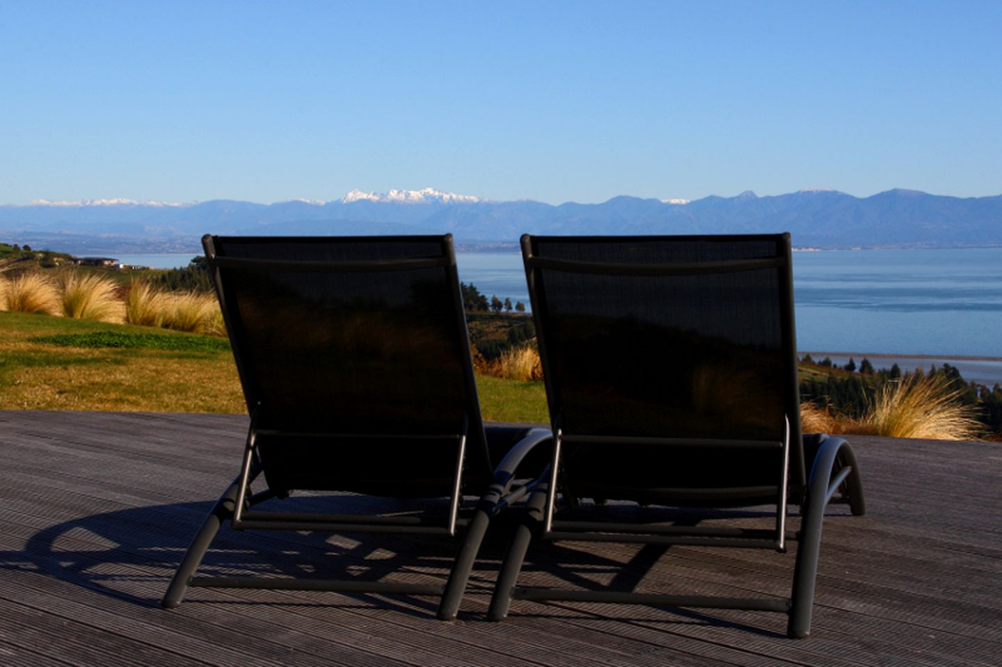 Lodge Suite with Deck Overlooking the Beautiful Tasman Bay in New Zealand