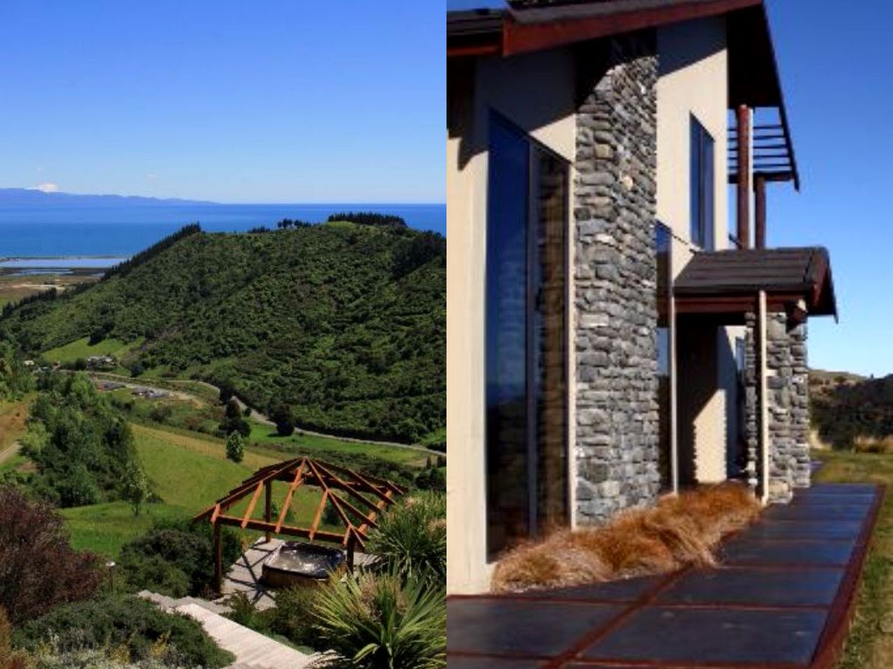 Lodge Suite with Deck Overlooking the Beautiful Tasman Bay in New Zealand