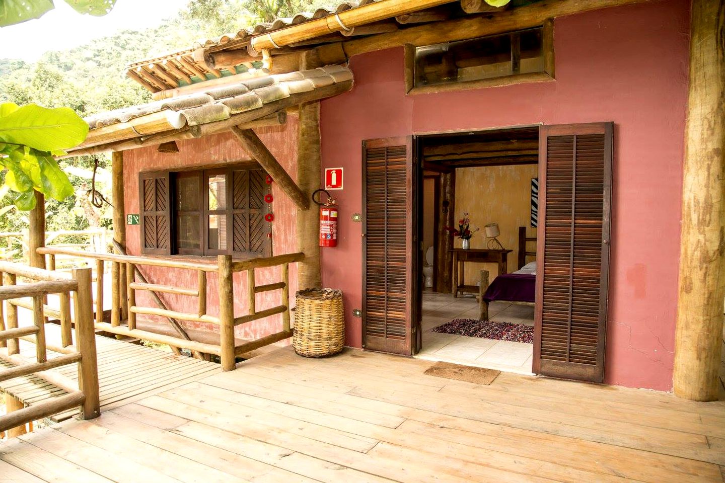 Rustic Suite Accommodation Tucked Away in the Forest at a Secluded Glamping Site near Paraty, Brazil