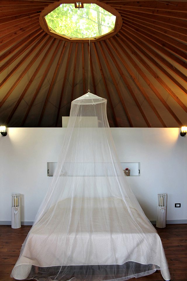 Mediterranean Yurt Rentals for Unique Camping near Lake Bracciano, Italy