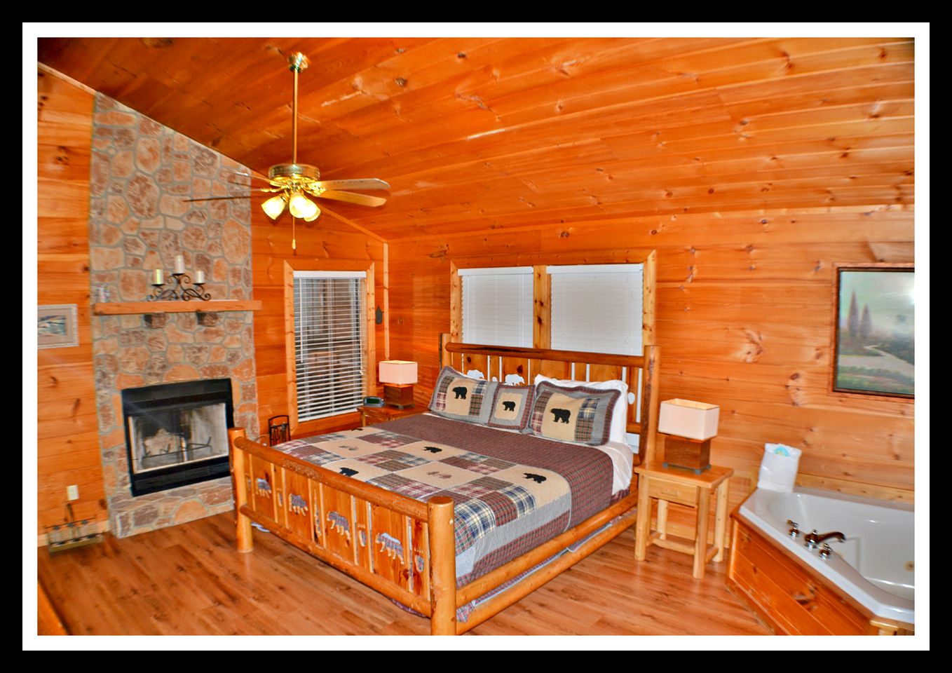 Romantic Cabin Retreat with a Hot Tub near Sevierville, Tennessee