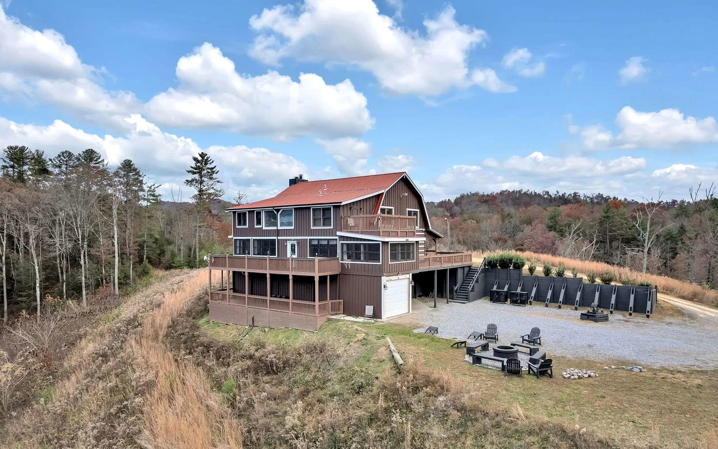 Spacious Luxury Log Cabin with Game Room & Panoramic Mountain Views near Pigeon Forge, Tennessee