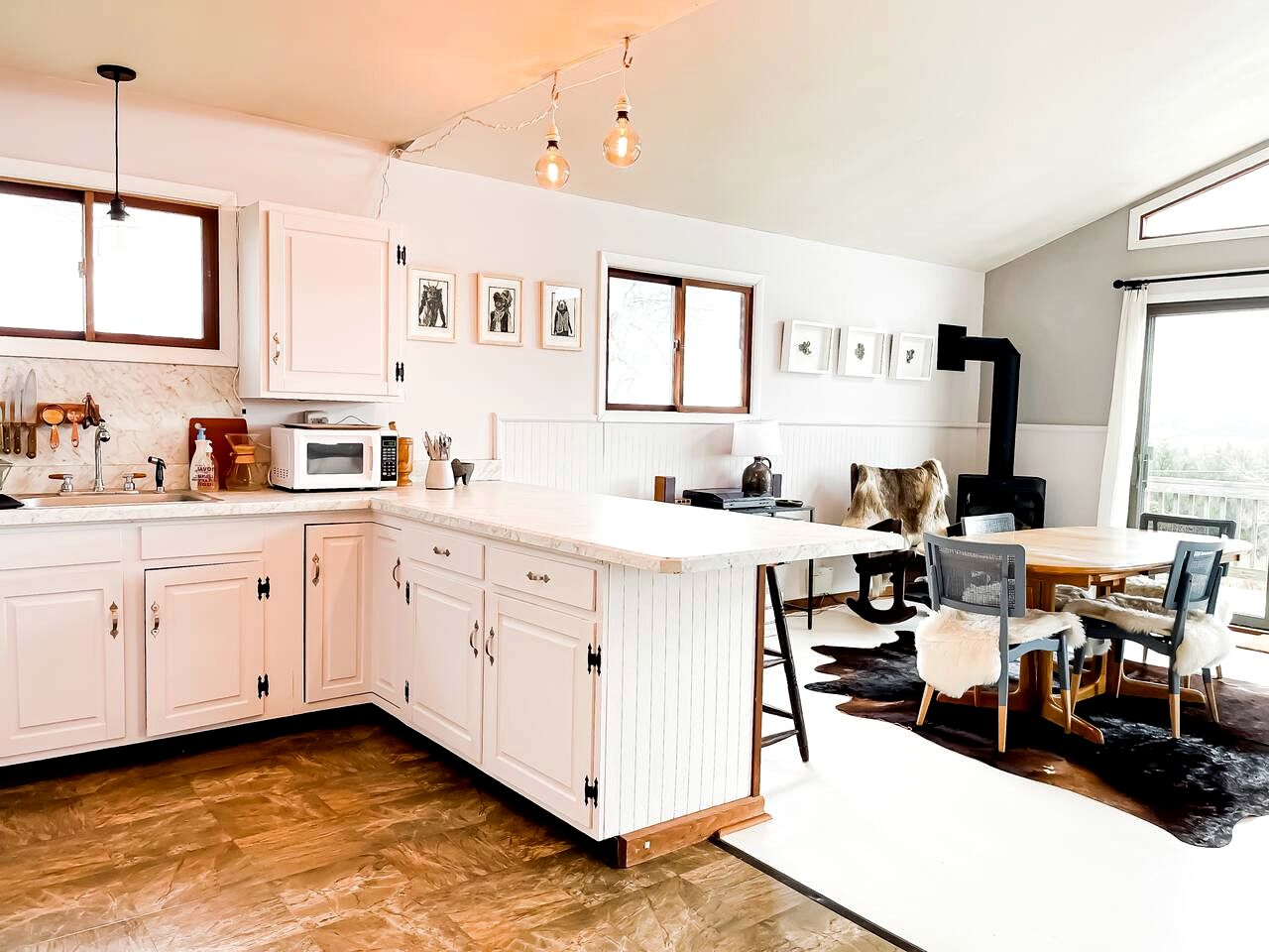 Peaceful Cabin Retreat with Mountain Views & Private Acreage in Hamden, New York