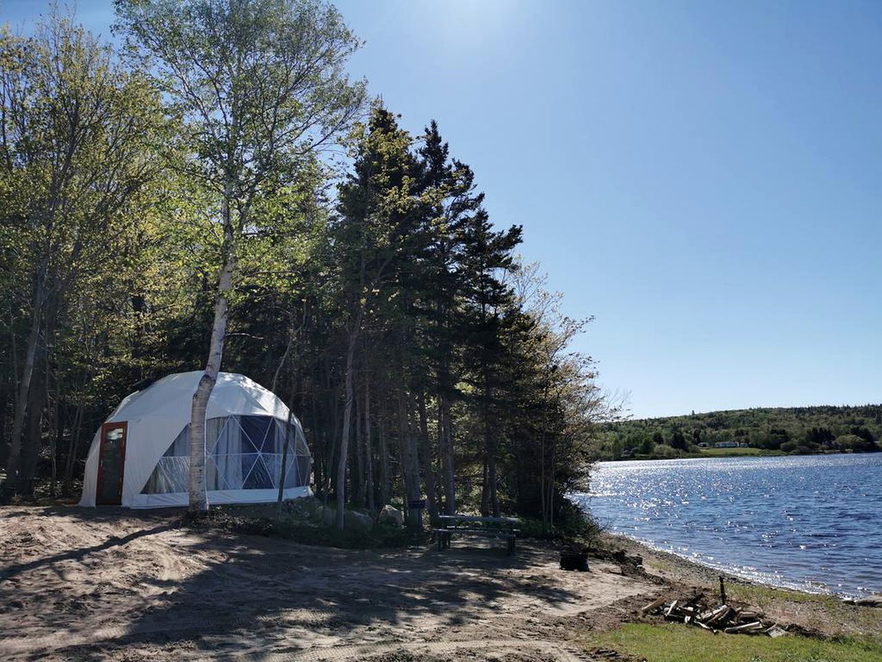 Peaceful Dome Rental on Cape Breton Island in Nova Scotia