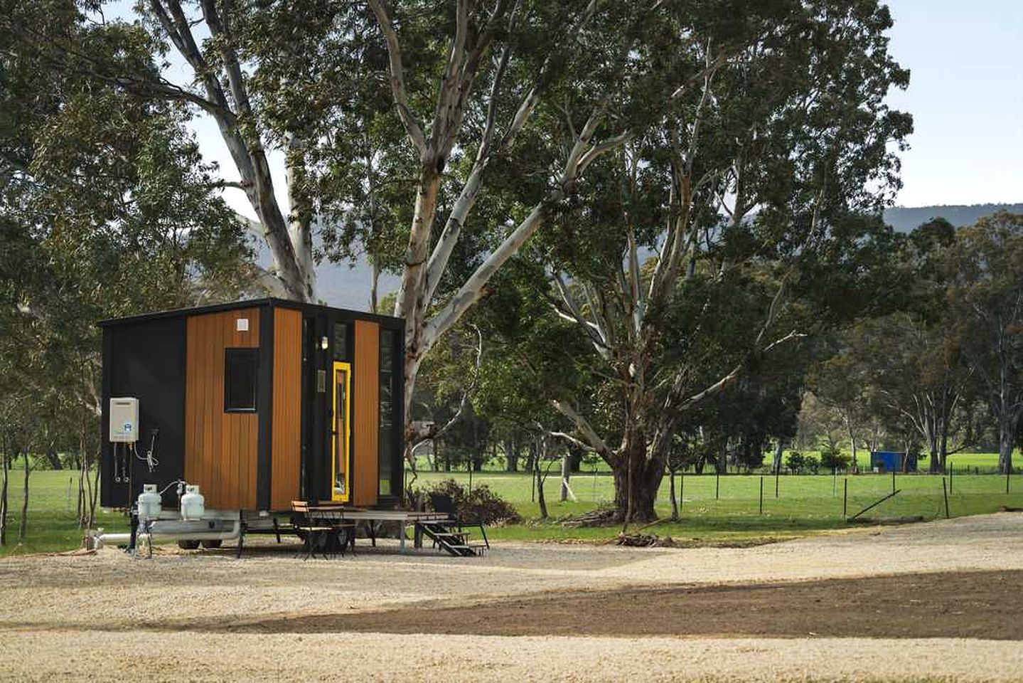 Peaceful Farm Stay Tiny House with Vineyard Views near Avoca, Warrenmang Victoria