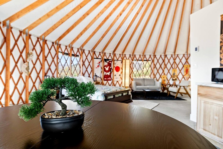 Yurts (United States of America, Lava Hot Springs, Idaho)