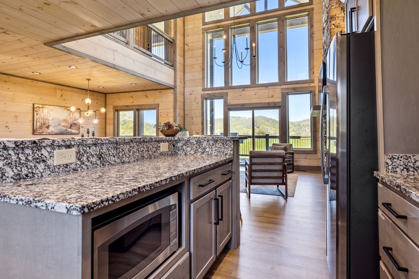 Impressive Three Level Cabin with Game and Theater Room and Countryside Views in Tennessee
