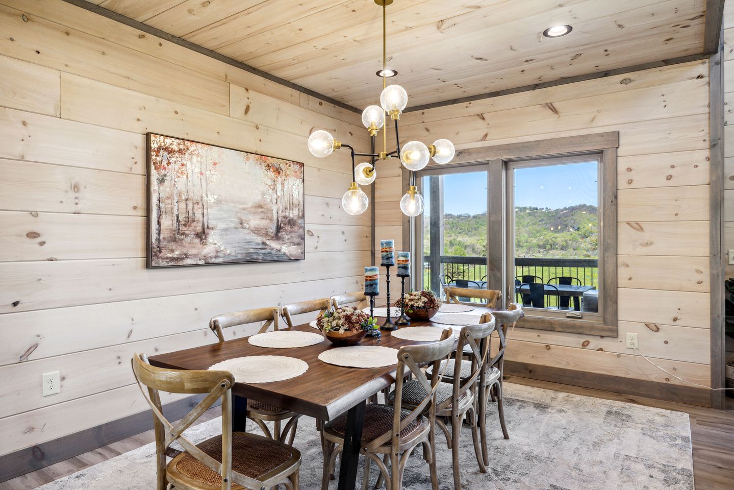 Impressive Three Level Cabin with Game and Theater Room and Countryside Views in Tennessee