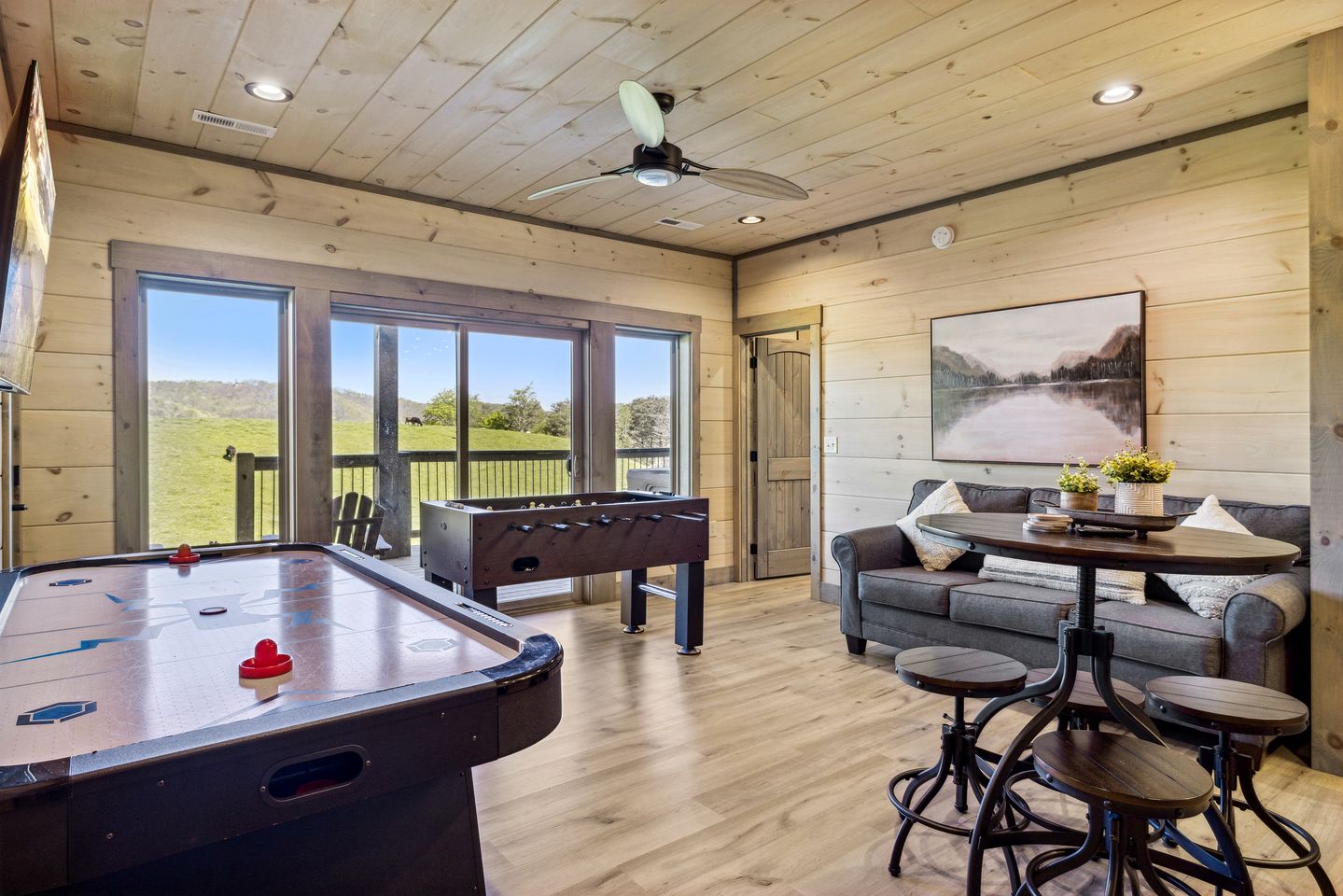 Impressive Three Level Cabin with Game and Theater Room and Countryside Views in Tennessee