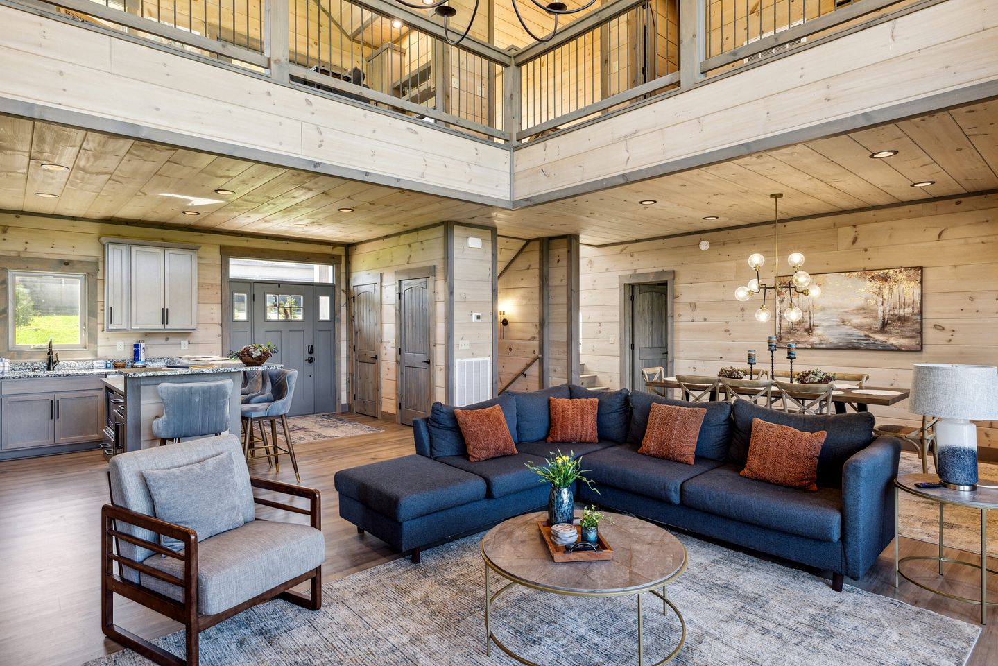 Impressive Three Level Cabin with Game and Theater Room and Countryside Views in Tennessee