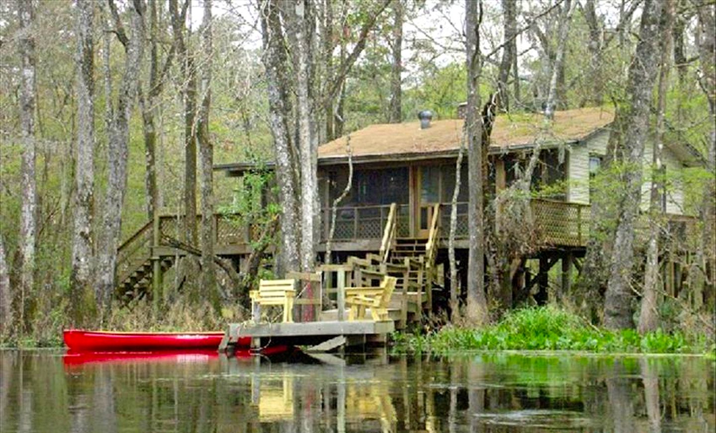 Peaceful Pet-Friendly Cabin Rental on St. Marks River near Tallahassee, Florida