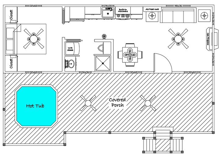 Cabins (United States of America, Hendersonville, North Carolina)