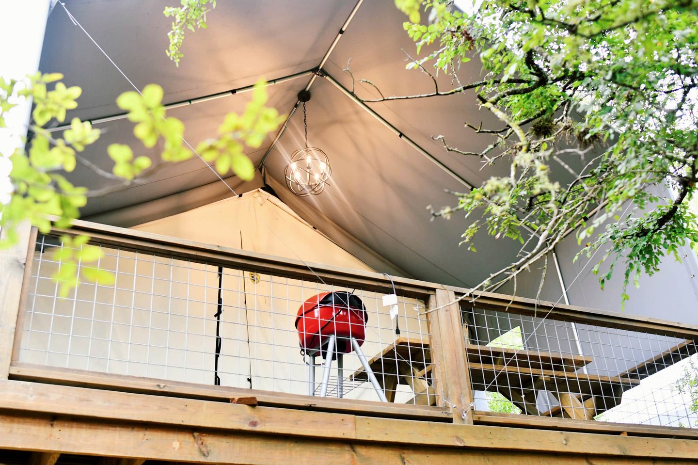 Peaceful Tented Cabin by the Geronimo Creek - An Amazing Nature Escape in Seguin, Texas