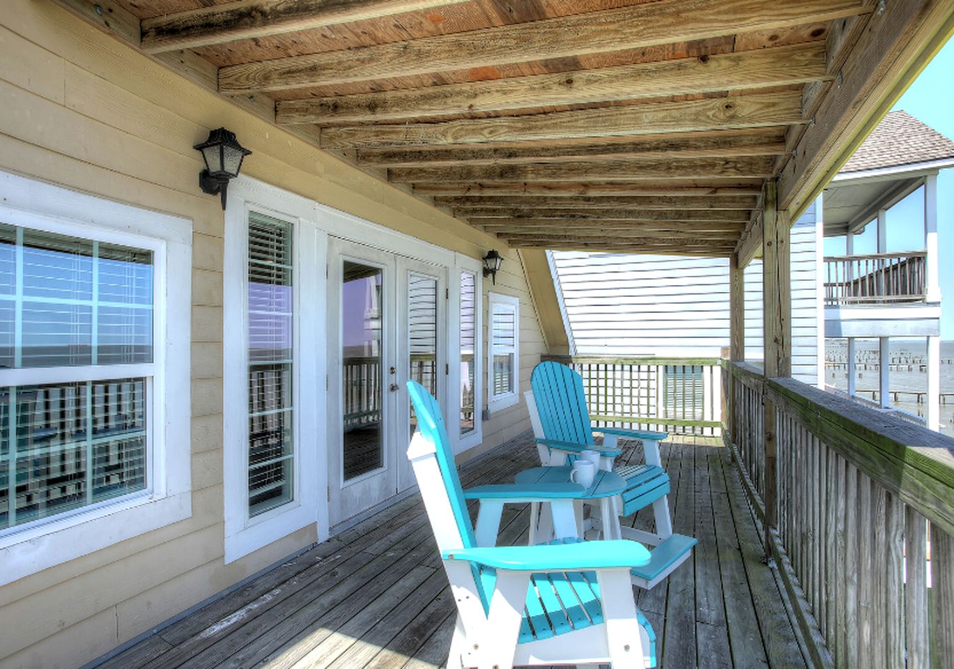 Beautiful Waterfront Home with Amazing Views from the Spacious Deck near Kemah Boardwalk in Seabrook, Texas