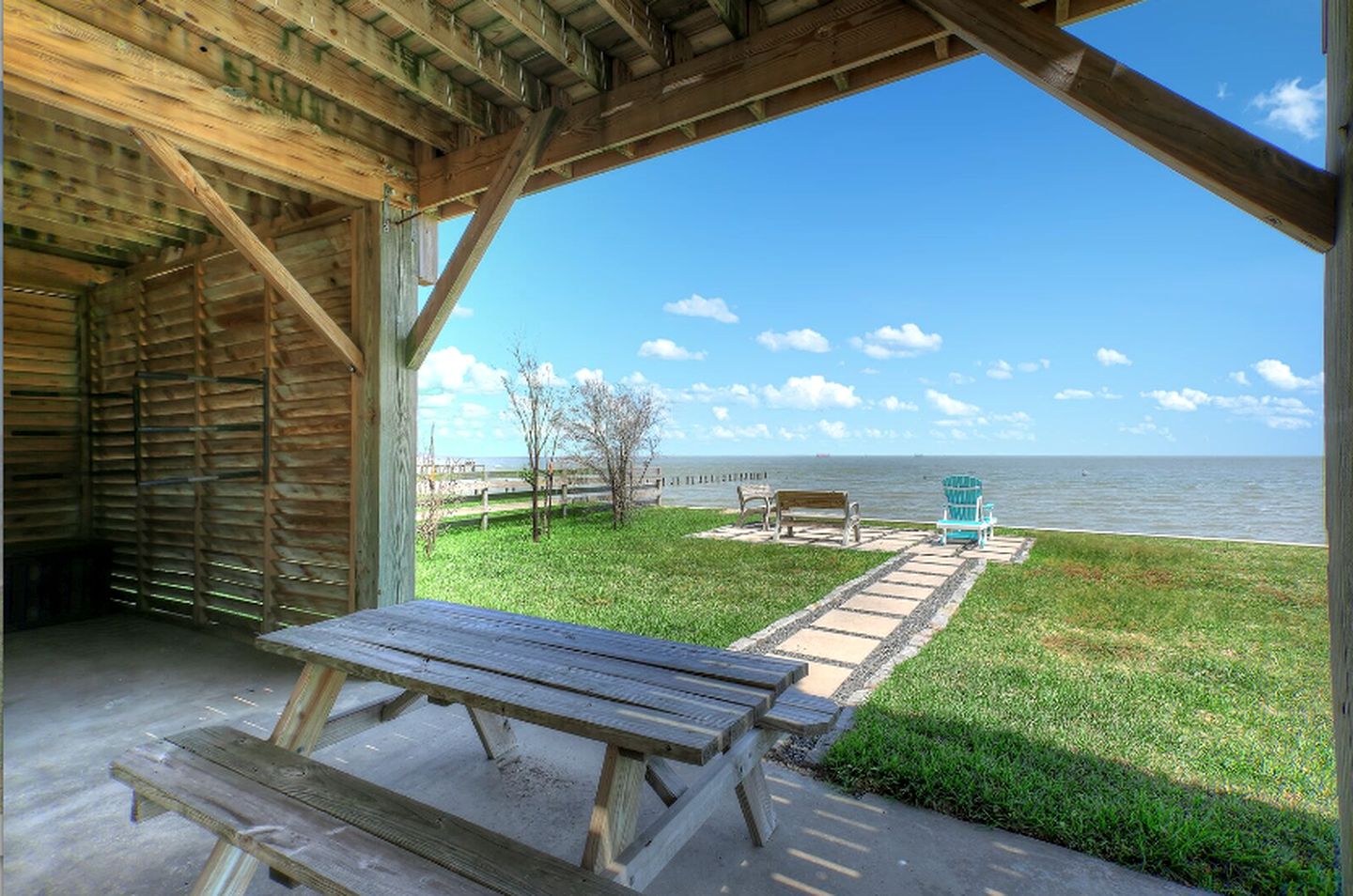 Beautiful Waterfront Home with Amazing Views from the Spacious Deck near Kemah Boardwalk in Seabrook, Texas