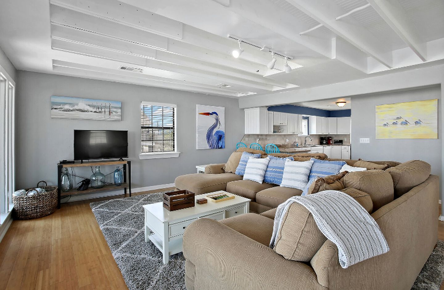 Beautiful Waterfront Home with Amazing Views from the Spacious Deck near Kemah Boardwalk in Seabrook, Texas