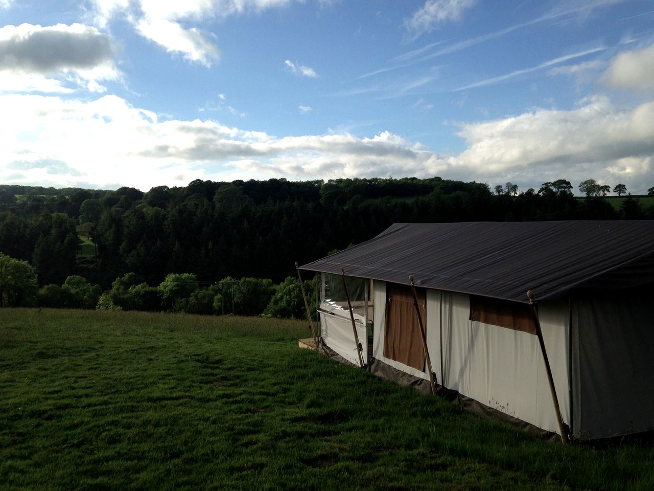 Spacious Safari Tent Perfect for Families Located in West Wales, United Kingdom