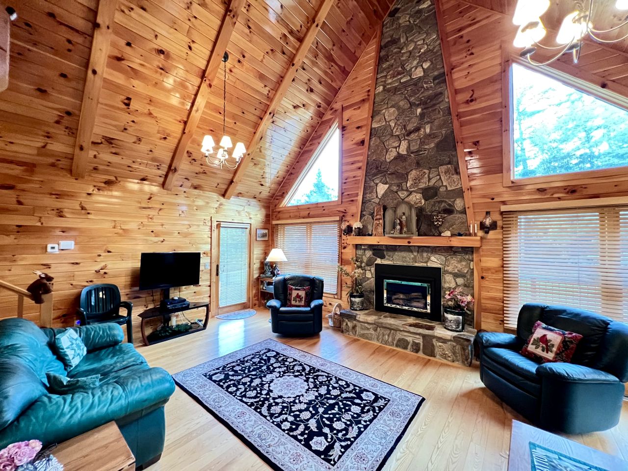 Embrace Nature in this Cabin Nestled Among Trees in Stratton, Vermont