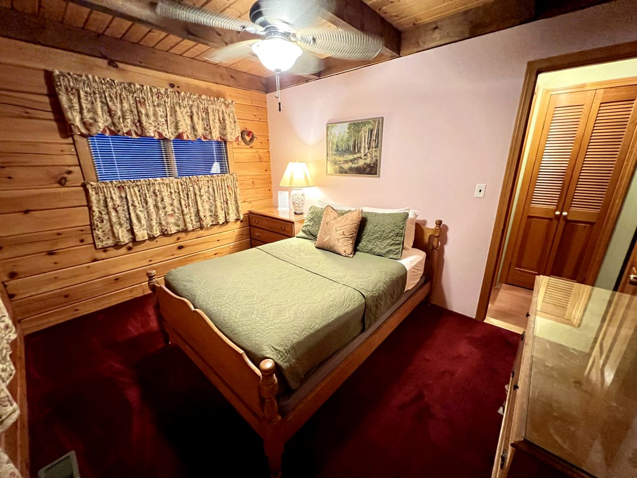 Fantastic Lakefront Wooden Cabin Settled Between Trees in Stratton, Vermont