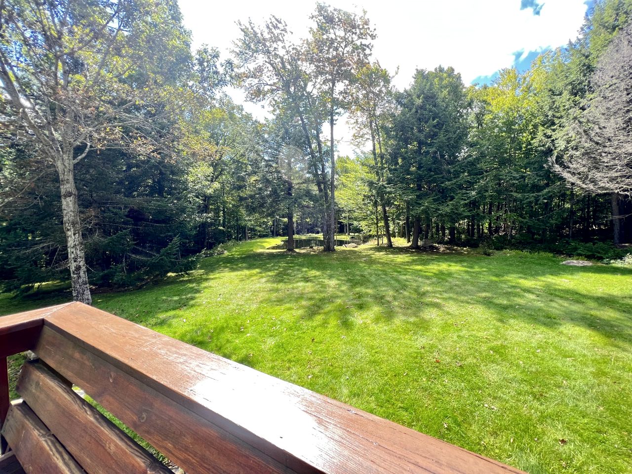 Fantastic Lakefront Wooden Cabin Settled Between Trees in Stratton, Vermont