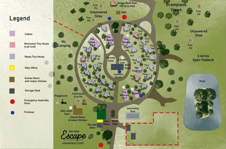 Tiny Houses (Australia, Dadswells Bridge, Victoria)