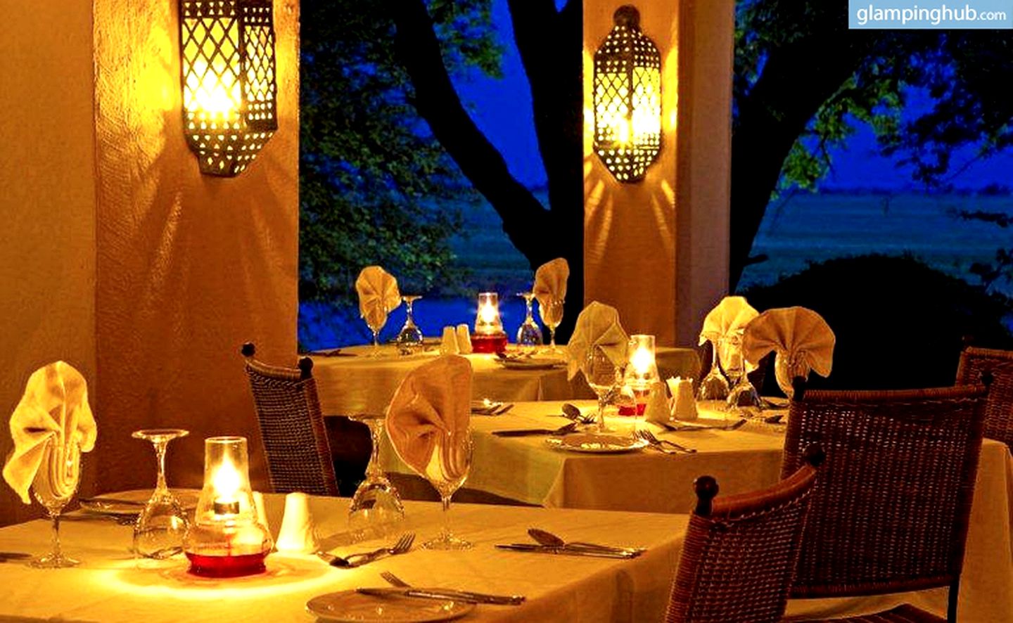 Permanent Safari Lodge Overlooking the Chobe River in Botswana