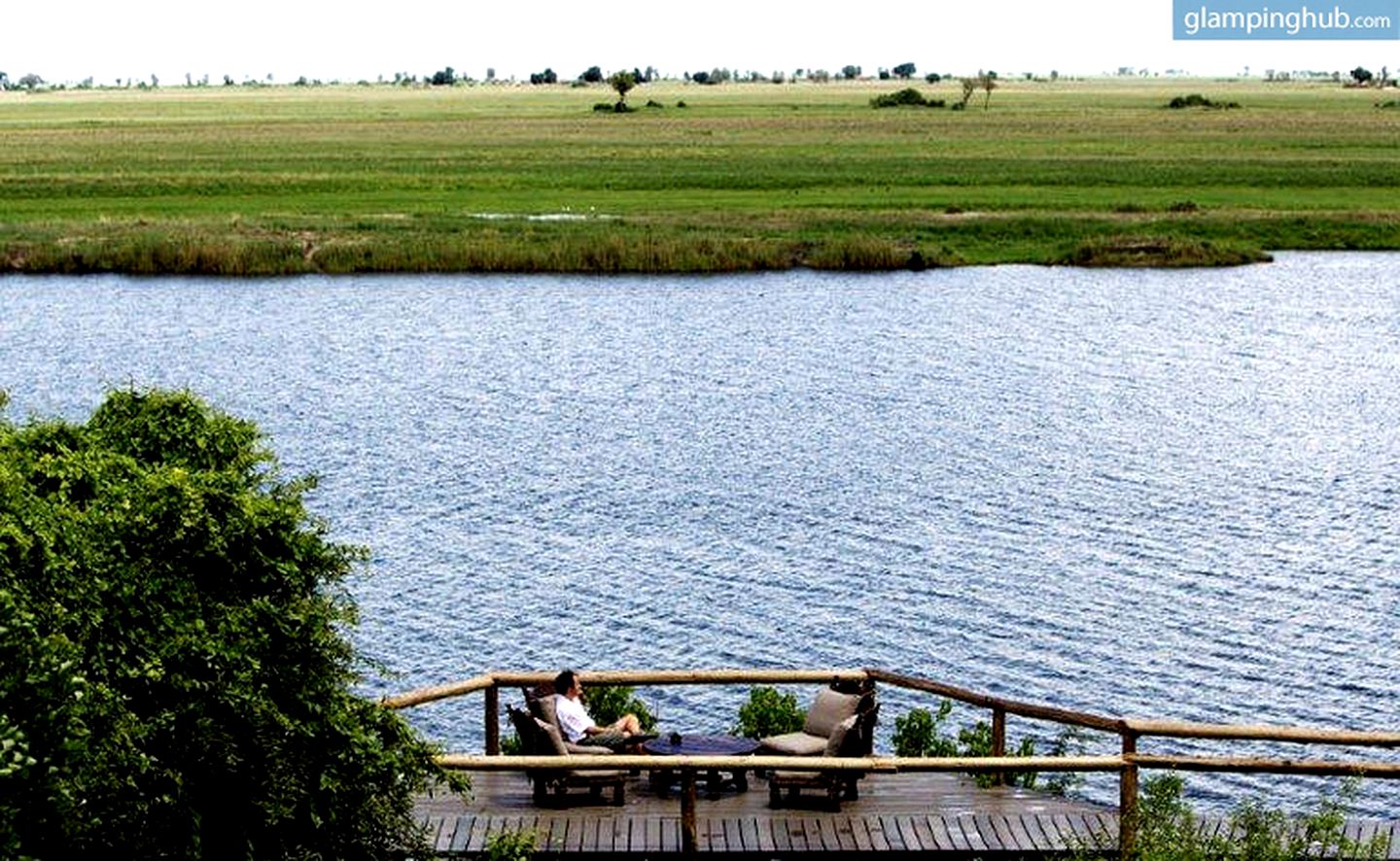 Permanent Safari Lodge Overlooking the Chobe River in Botswana