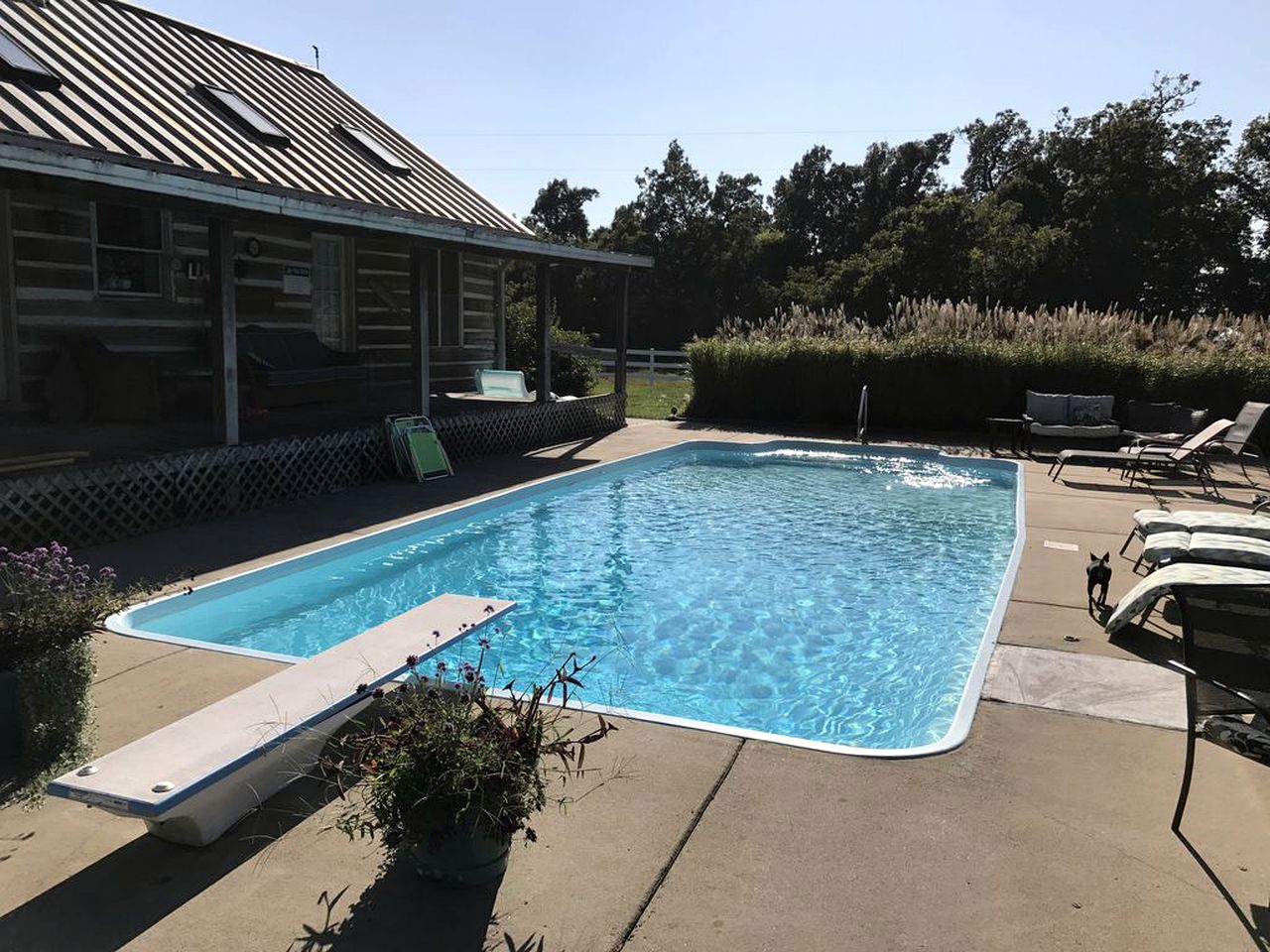 Pet-Friendly Log Cabin with an Outdoor Pool near Crofton, Kentucky