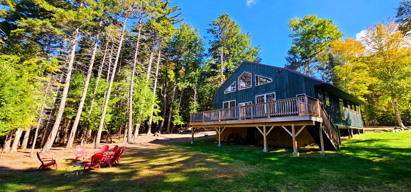 Pet-Friendly Cabin with Deck and Serene Lake Views in Maine