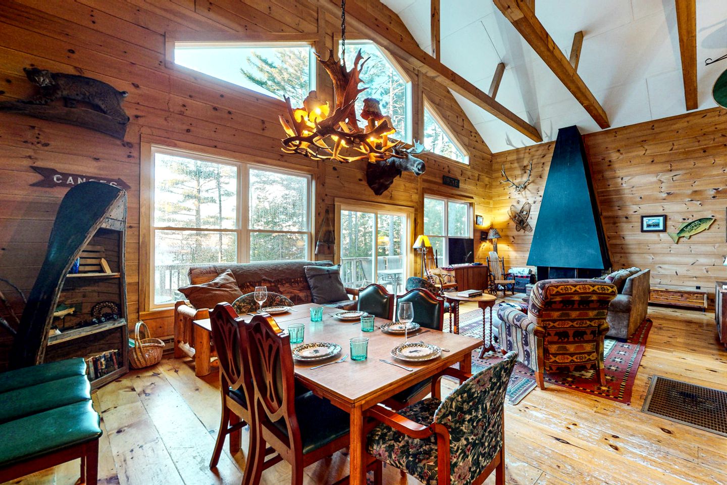 Pet-Friendly Cabin with Deck and Serene Lake Views in Maine