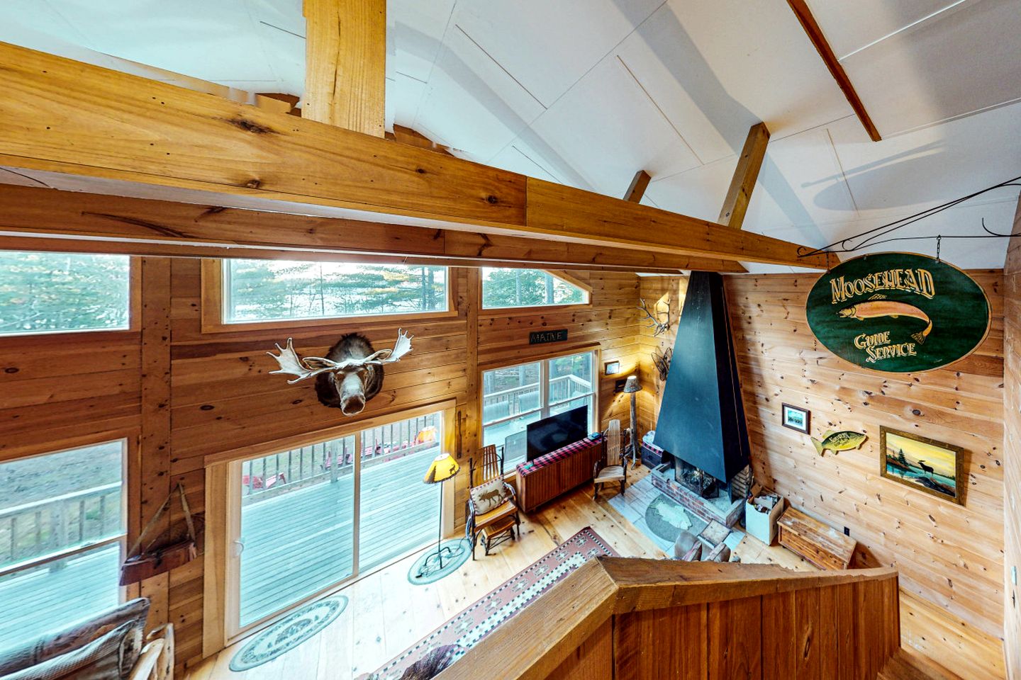 Pet-Friendly Cabin with Deck and Serene Lake Views in Maine