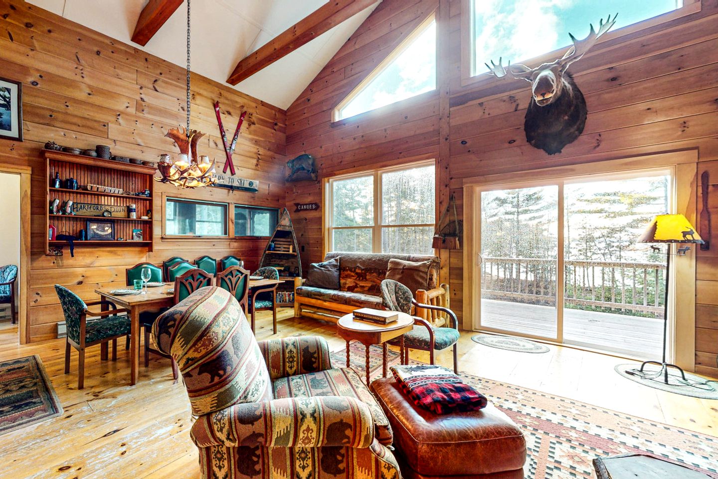 Pet-Friendly Cabin with Deck and Serene Lake Views in Maine