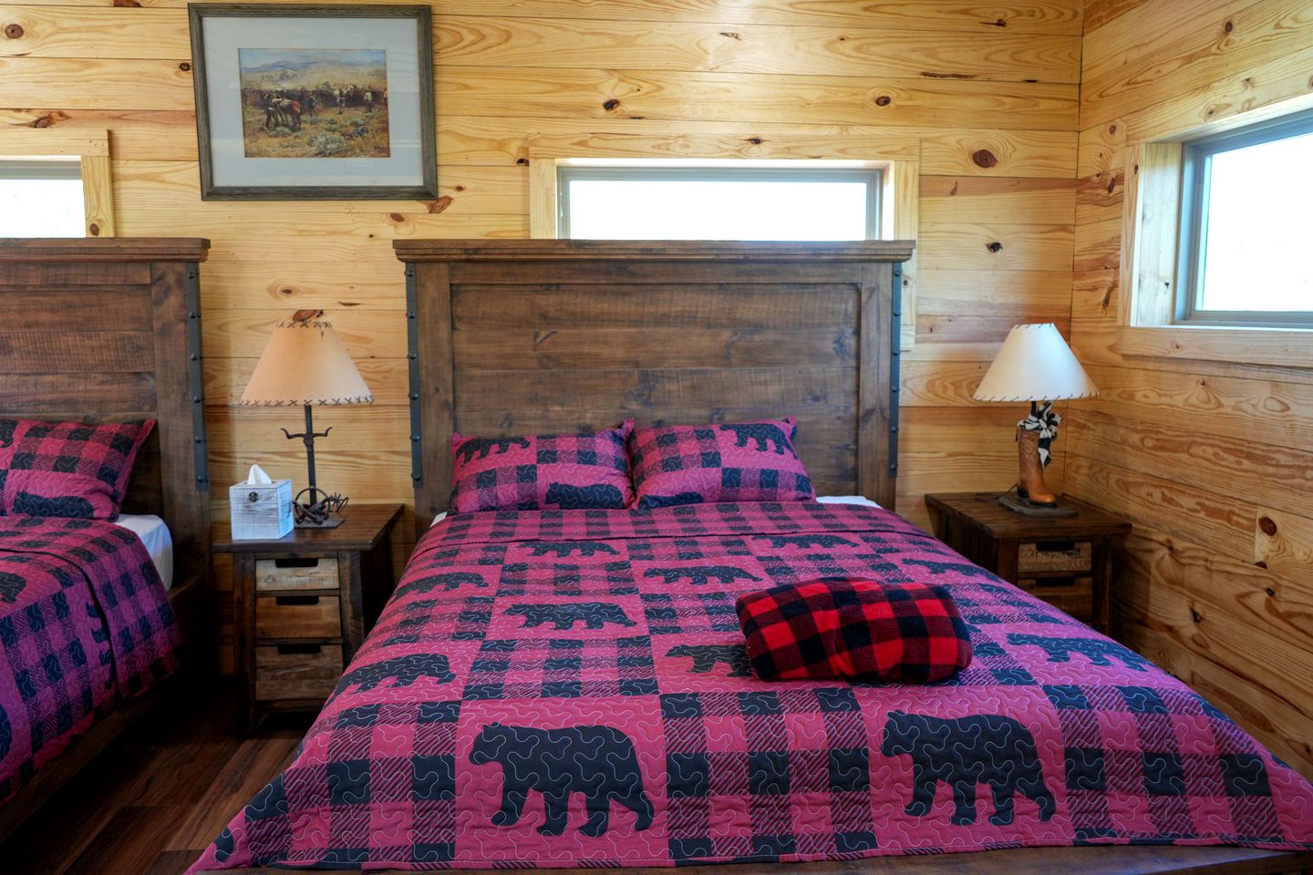 Pet-Friendly Cabin with Fire Pit near Lake Bridgeport, for Glamping Escapes in Texas