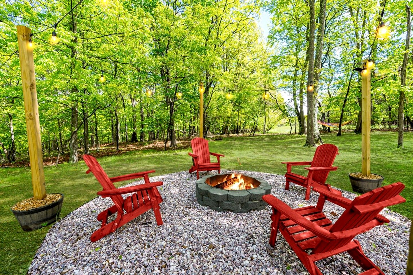 Modernized Log Cabin with Hot Tub, Fire Pit and Amazing Views Just Minutes from the Cacapon Mountains in Berkeley Springs, WV