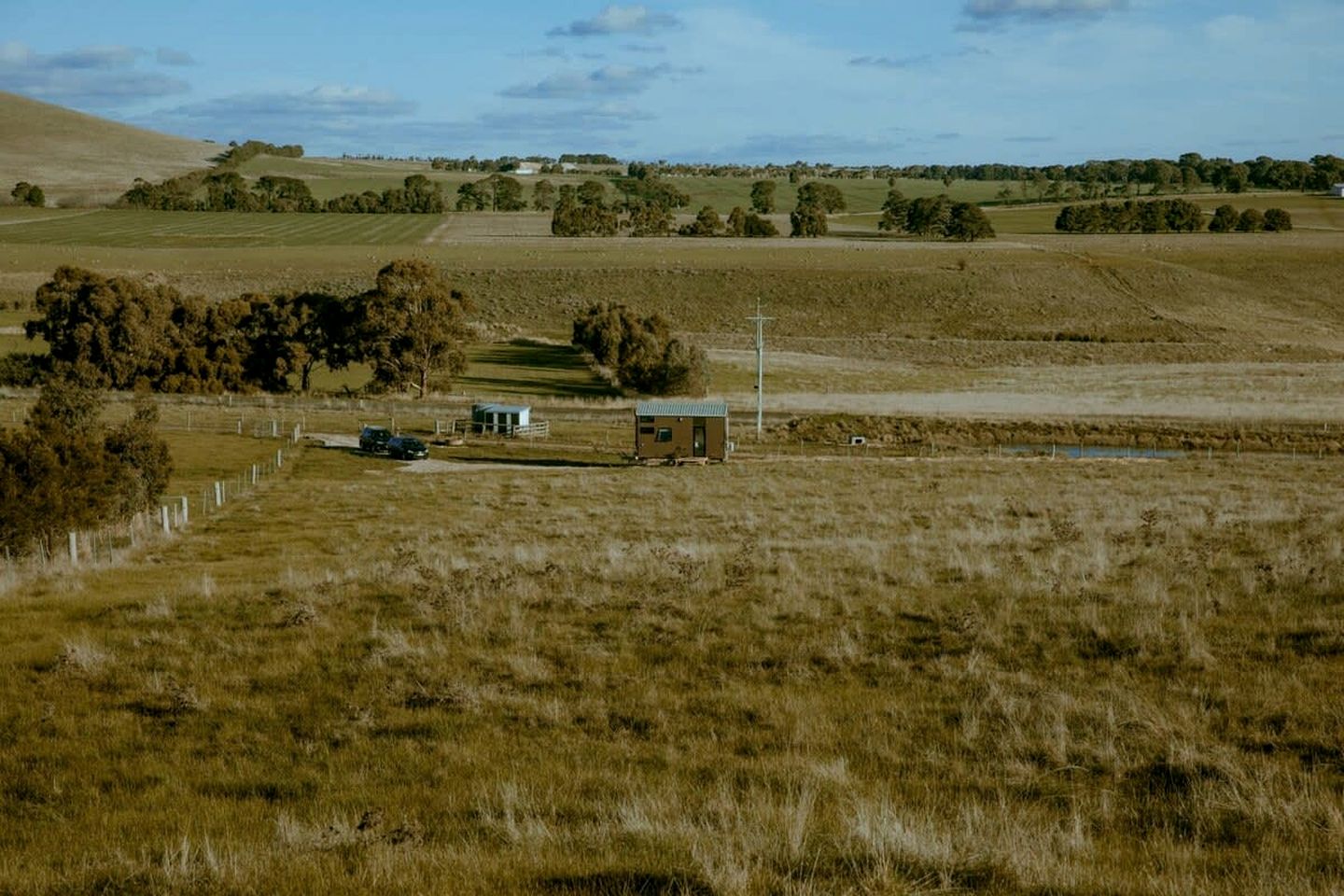 Pet Friendly Farm Stay Glamping in a Victoria Tiny Home
