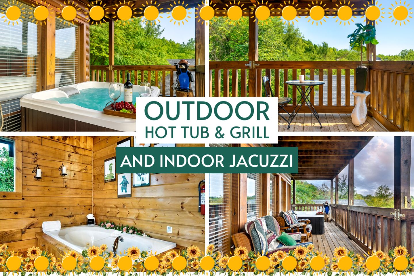 Pet Friendly Log Cabin in the Heart of the Smoky Mountains with Hot Tub and a Pool Table, Sevierville