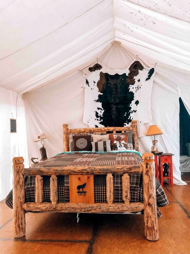 Pet-Friendly Safari Tent Glamping in Swan Valley, Idaho near Jackson Hole