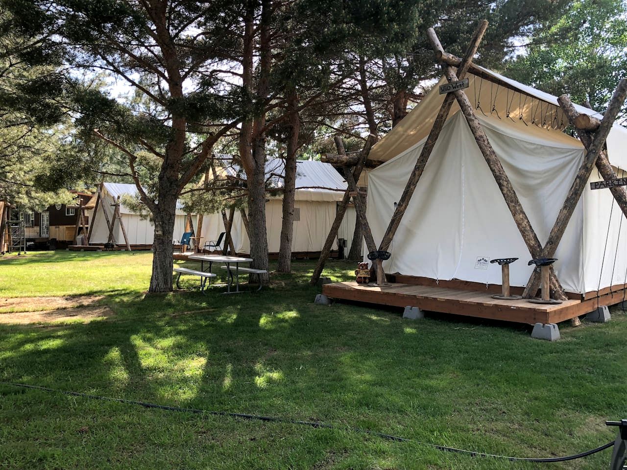 Pet-Friendly Safari Tent Glamping in Swan Valley, Idaho near Jackson Hole