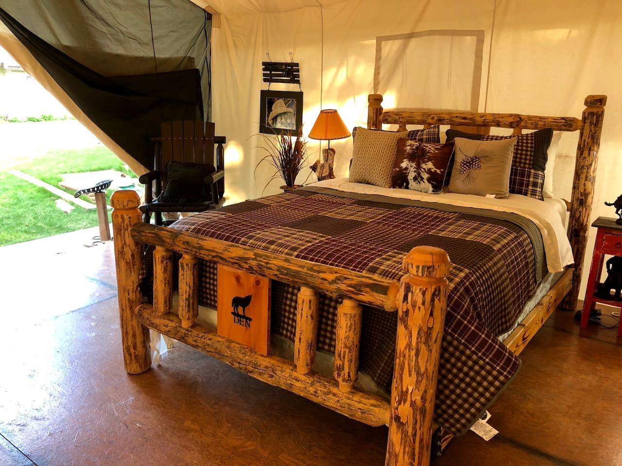 Pet-Friendly Safari Tent Glamping in Swan Valley, Idaho near Jackson Hole