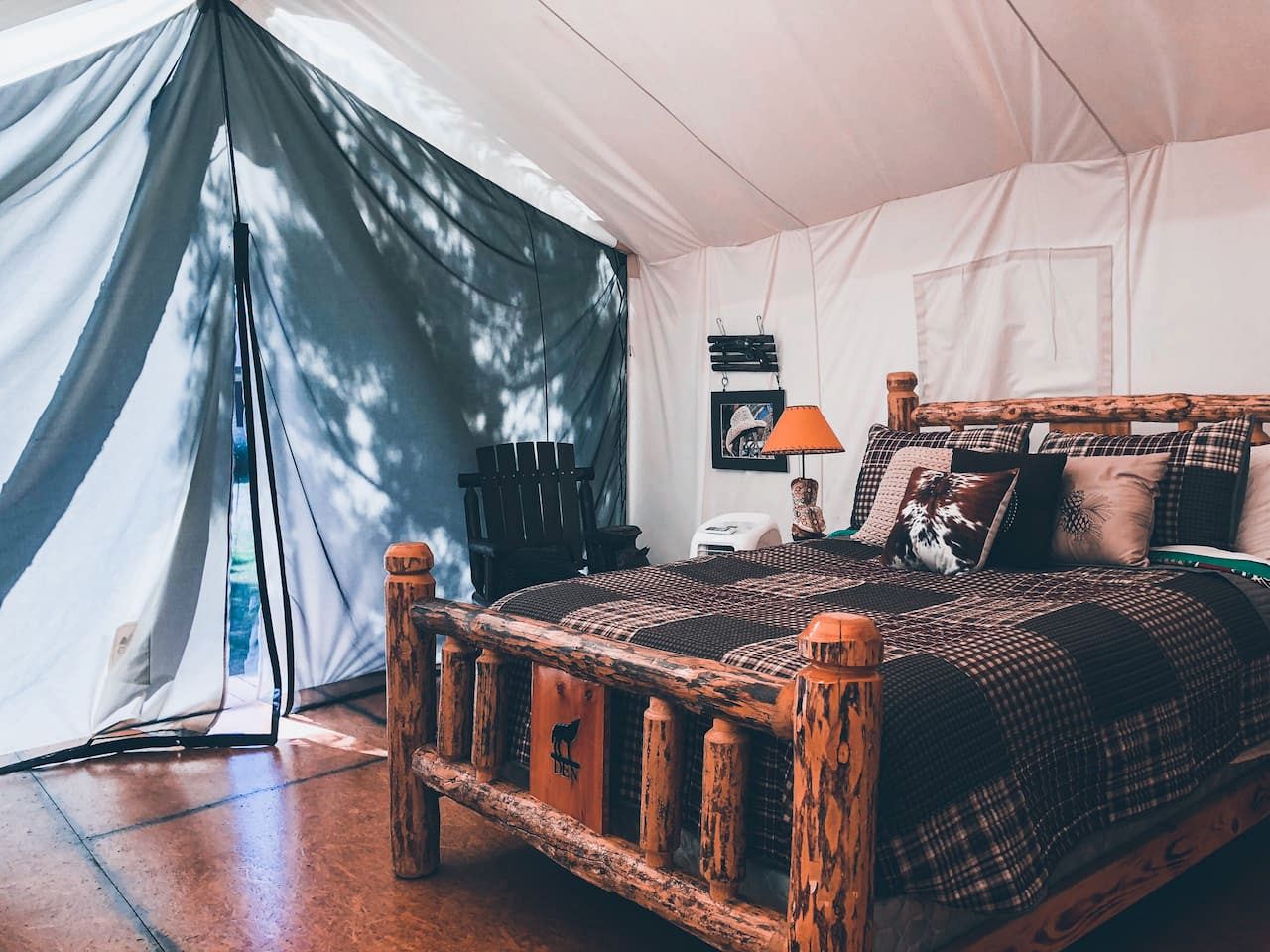 Pet-Friendly Safari Tent Glamping in Swan Valley, Idaho near Jackson Hole