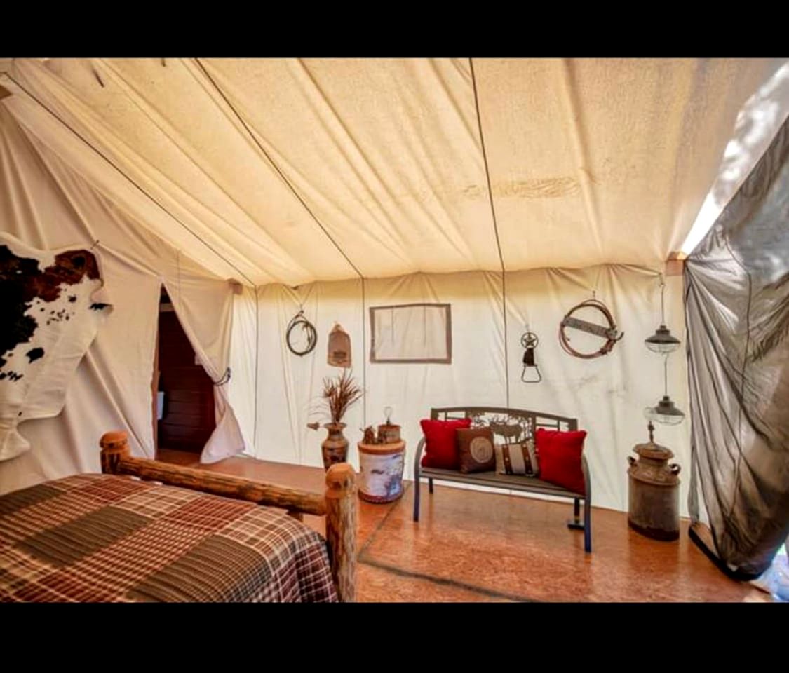 Pet-Friendly Safari Tent Glamping in Swan Valley, Idaho near Jackson Hole